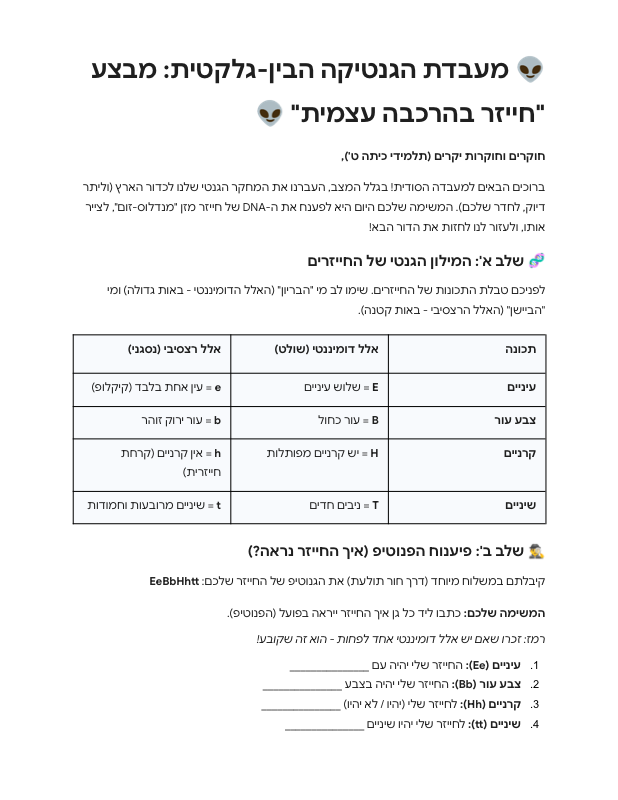 מעבדת חייזרים